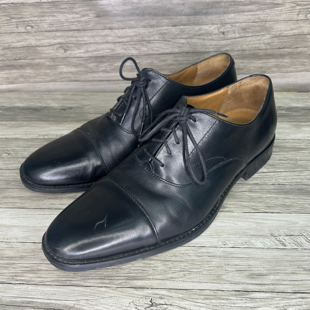 Cole Haan Mens Modern Essentials Dress Shoes Sz 11 Leather Cap Toe Oxford